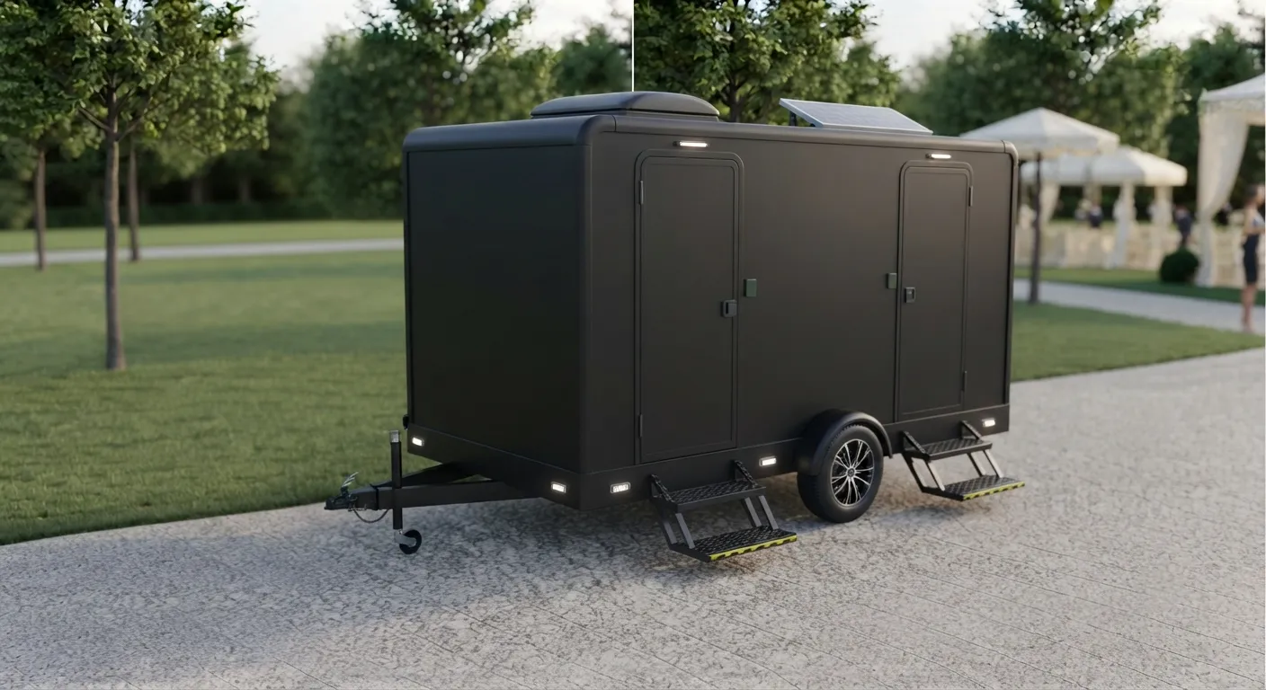 2 Stall Restroom Trailer in Eau Claire, WI