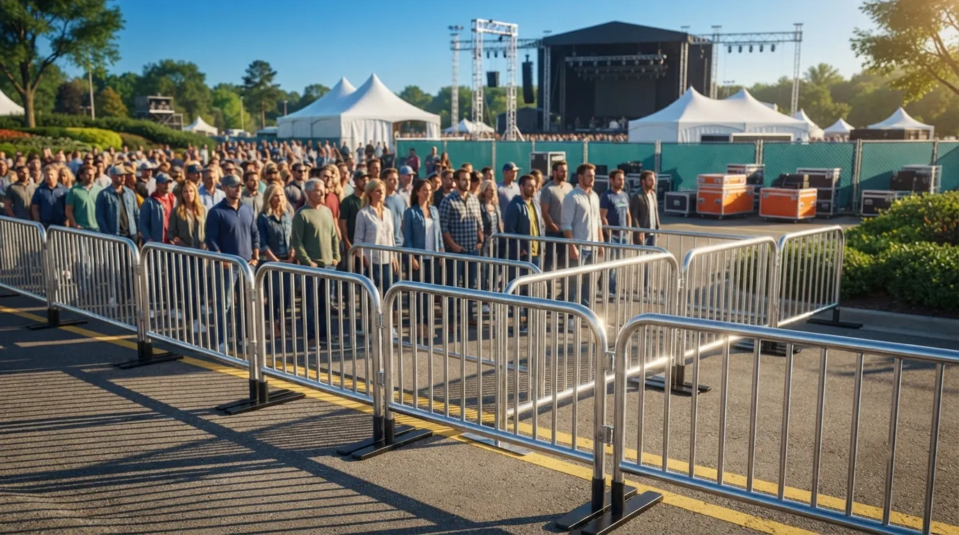 Crowd Control Barrier Rental in Eau Claire, WI