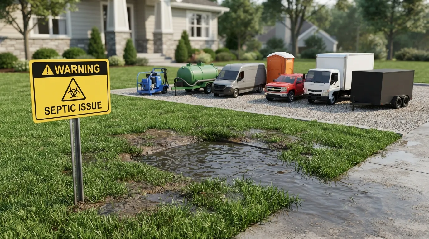 Septic Tank Warning Signs in Eau Claire, WI